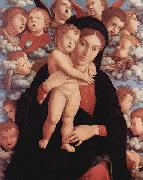 Andrea Mantegna Maria mit Kind und Engeln USA oil painting artist